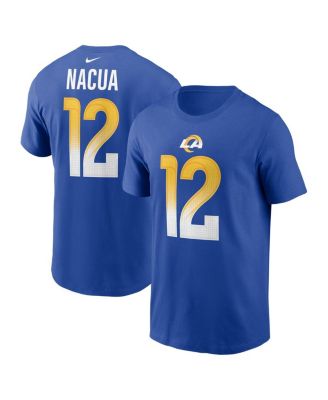Nike - Men's Puka Nacua Royal Los Angeles Rams Player Name Number T-Shirt