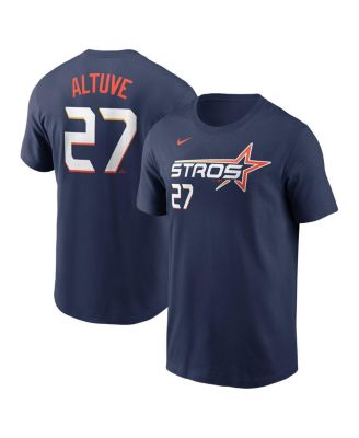 Nike - Men's Jose Altuve Navy Houston Astros 2025 City Connect Fuse Name Number T-Shirt