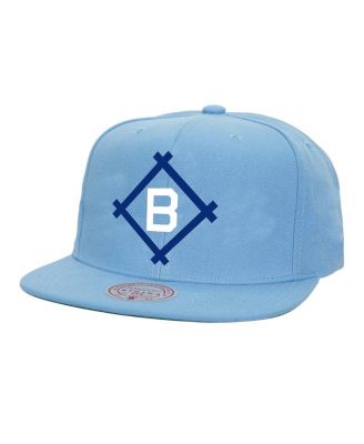 Mitchell & Ness - Men's Light Blue Brooklyn Dodgers Cooperstown Collection Basic Flip Snapback Hat