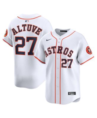 Nike - Men's Jose Altuve Gray Houston Astros Road Limited Player Jersey