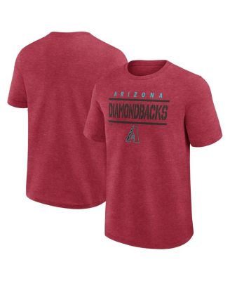 Fanatics - Men's Heather Red Arizona Diamondbacks Top Notch T-Shirt
