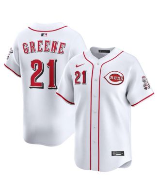 Nike - Men's Hunter Greene White Cincinnati Reds Home Limited Player Jersey