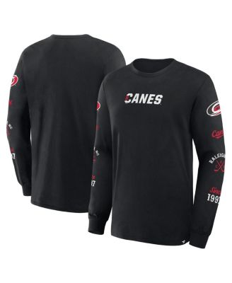 Fanatics - Men's Black Carolina Hurricanes Boxed In Legacy Long Sleeve T-Shirt