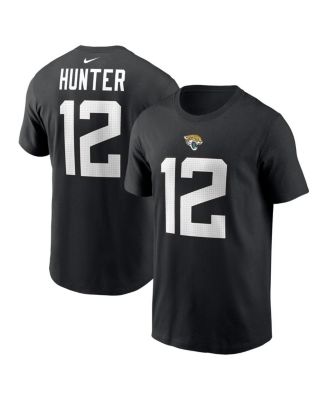 Nike - Men's Travis Hunter Black Jacksonville Jaguars 2025 NFL Draft First Round Pick Player Name Number T-Shirt