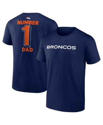 Fanatics - Men's Navy Denver Broncos Big Tall Number One Dad T-Shirt