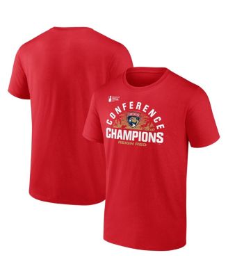 Fanatics - Men's Red Florida Panthers 2025 Eastern Conference Champions Local Hometown T-Shirt