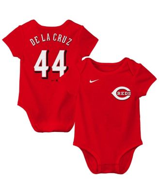 Nike - Newborn Elly De La Cruz Red Cincinnati Reds Name Number Fuse Bodysuit
