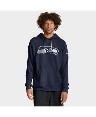 Nike - College Navy Seattle Seahawks Sideline Standard Issue Initial Home Dri-FIT Hoodie