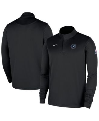 Nike - Men's Black Minnesota Timberwolves 2025/26 Authentic Coaches Quarter-Zip Pullover Jacket