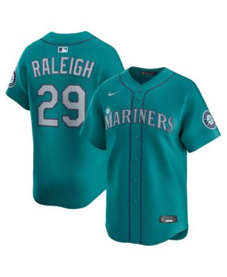 Nike - Men's Cal Raleigh Teal Seattle Mariners Alternate Limited Jersey