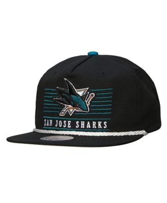 Mitchell & Ness - Men's Black San Jose Sharks Ascend Deadstock Snapback Hat