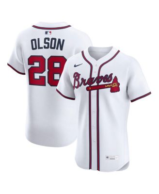 Nike - Men's Matt Olson White Atlanta Braves Home Elite Player Jersey