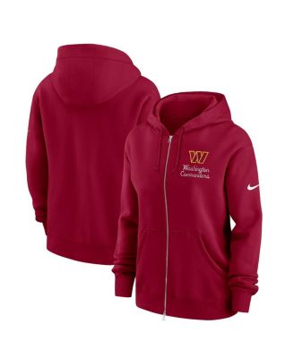 Nike - Women's Burgundy Washington Commanders Phoenix Rewind Full-Zip Hoodie