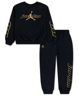 Jordan - Boys 4-7 2-Piece Crewneck Top and Regular-Fit Pants Set