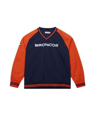 Mitchell & Ness - Men's Navy Denver Broncos Raglan Jacket