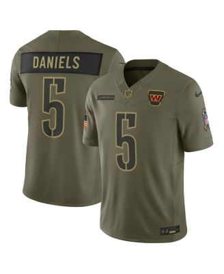 Nike - Men's Jayden Daniels Olive Washington Commanders 2025 Salute to Service Limited Jersey