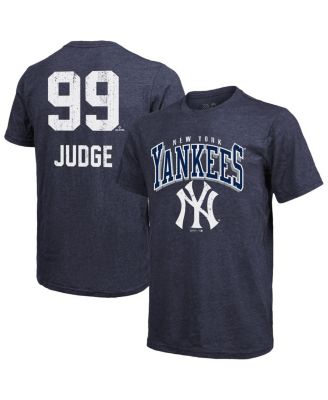 Majestic - Men's Aaron Judge Navy New York Yankees Triblend Name Number T-shirt