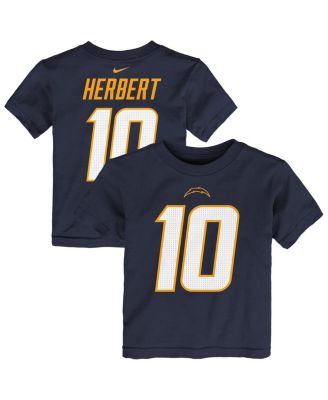 Nike - Toddler Justin Herbert Navy Los Angeles Chargers Player Name Number T-shirt