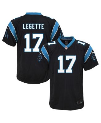 Nike - Big Boys and Girls Xavier Legette Black Carolina Panthers Team Game Jersey