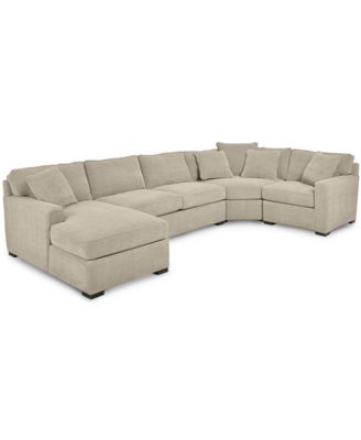 Furniture - Radley 4-Piece Fabric Modular Sectional Sofa