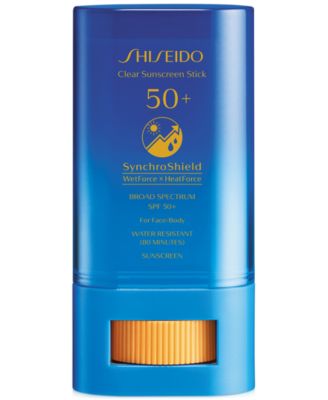 Shiseido - Clear Sunscreen Stick SPF 50+, 20 g
