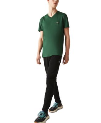 Lacoste - Men's  Classic V-Neck Soft Pima Cotton Tee Shirt