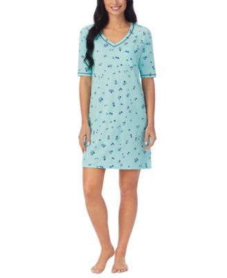 Cuddl Duds - Elbow-Length Sleep T-Shirt