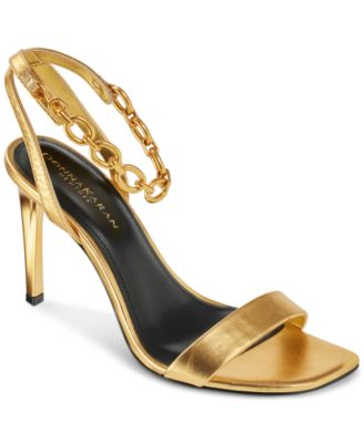 Donna Karan New York - Women's Chain Strap High Heel Sandals