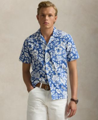 Polo Ralph Lauren - Men's Classic-Fit Floral Oxford Camp Shirt