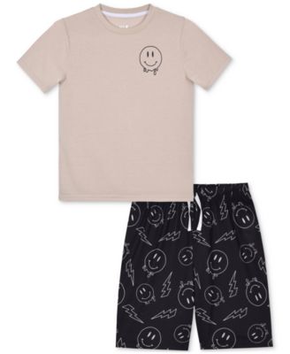 Max & Olivia - Big Boy Smiley Drip Shorts Pajama Set