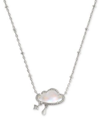Kendra Scott - Silver-Tone Celeste Cloud Short 19" Pendant Necklace