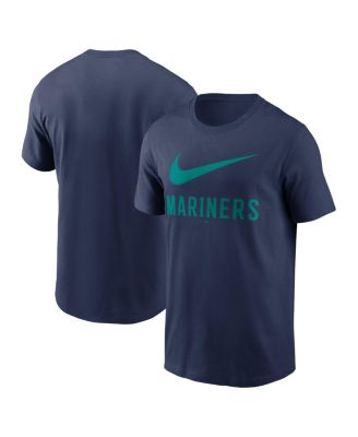 Nike - Men's Navy Seattle Mariners Swoosh T-Shirt