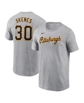Nike - Men's Paul Skenes Heather Gray Pittsburgh Pirates Fuse Name  Number T-Shirt