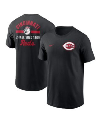 Nike - Men's Black Cincinnati Reds 2-Hit T-Shirt