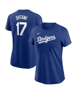 Nike - Women's Shohei Ohtani Royal Los Angeles Dodgers 2024 Fuse Name Number T-Shirt