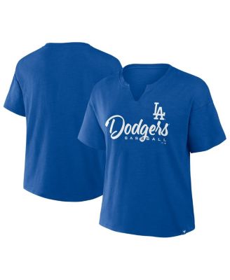 Fanatics - Women's Royal Los Angeles Dodgers Fan Fave Stadium Slub T-Shirt
