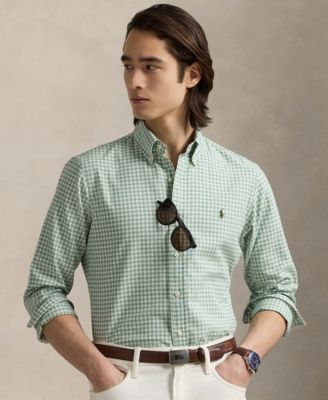 Polo Ralph Lauren - Men's Classic-Fit Gingham Oxford Shirt