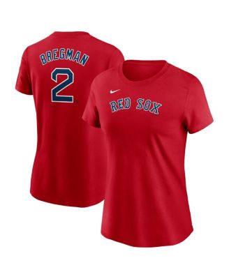 Nike - Women's Alex Bregman Navy Boston Red Sox Fuse Name Number T-Shirt