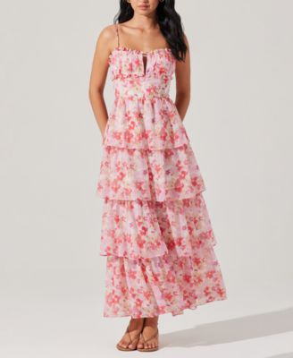 ASTR the Label - Women's Vonessa Ruffled Tiered Maxi Dress