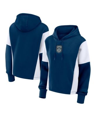 Fanatics - Women's Navy San Diego FC Oversized Legacy Goalkeeper Pullover Hoodie