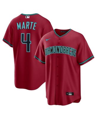 Nike - Men's Ketel Marte Red Arizona Diamondbacks Alternate 2 Replica Jersey