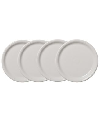 Fiesta - White Bistro Coupe Dinner Plates, Set of 4
