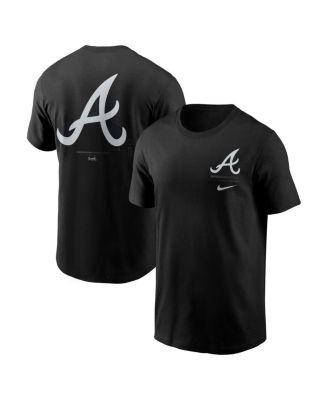Nike - Men's Black Atlanta Braves Lights Out Bar Loading T-Shirt