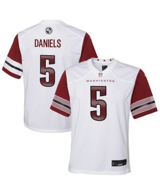 Nike - Big Boys and Girls Jayden Daniels White Washington Commanders Game Jersey