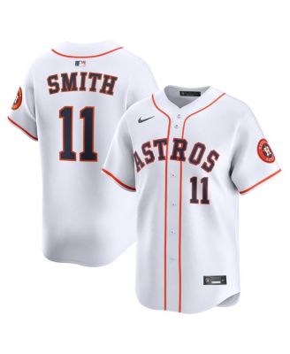 Nike - Men's Cam Smith 11 White Houston Astros Home Limited Player Jersey