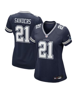 Nike - Women's Deion Sanders Navy Dallas Cowboys Team Retired Player Game Jersey