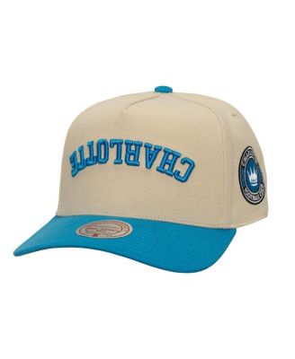 Mitchell & Ness - Men's Cream/Blue Charlotte FC Upside Down Pro Pinch Snapback Hat