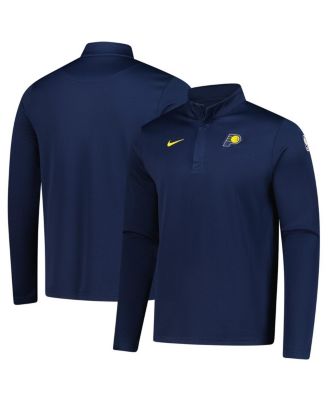 Nike - Men's Navy Indiana Pacers 2025/26 Authentic Coaches Quarter-Zip Dri-Fit Sweatshirt