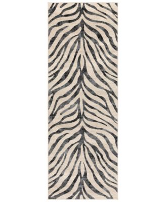 Livabliss - City CIT-2300 Taupe 2'7" x 7'3" Runner Area Rug