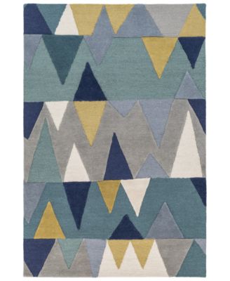 Livabliss - Kennedy KDY-3012 Bright Blue 4' x 6' Area Rug